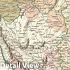Historic Map : Southern India, Wilkinson, 1794, Vintage Wall Art