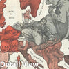 Historic Map : Europe before The Franco-Prussian War, Hadol Satirical, 1914, Vintage Wall Art