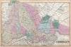 Historic Map : Plan of Brooklyn, New York City, Beers, 1873, Vintage Wall Art
