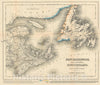 Historic Map : The Canadian Maritimes w/ Fishing Rights, Colton Ohman, 1898, Vintage Wall Art