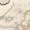 Historic Map : The North Atlantic "Greenland, Iceland, Scandinavia", Bellin, 1758, Vintage Wall Art
