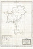 Historic Map : Nautical Chart Ibiza, Spain, Tofino, 1786, Vintage Wall Art