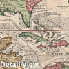 Historic Map : The West Indies and Caribbean, Herman Moll, 1732, Vintage Wall Art