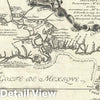 Historic Map : The Gulf Coast, Florida, Texas, and The Mississippi River, De Fer, 1705, Vintage Wall Art