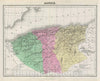Historic Map : Algeria, Migeon, 1878, Vintage Wall Art