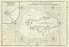 Historic Map : Nautical Chart The Isle Rodrigues, Mauritius, Laurie and Whittle, 1794, Vintage Wall Art