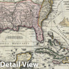 Historic Map : North America and The West Indies, Homann, 1712, Vintage Wall Art