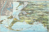 Historic Map : Joy Line: Boston, Cape Cod, New York, Walker, 1905, Vintage Wall Art