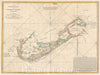 Historic Map : Bermuda, Lempiere, 1794, Vintage Wall Art