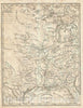 Historic Map : The Central United States, Franz Pluth, 1820, Vintage Wall Art