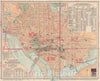 Historic Map : Plan of Washington D.C., Foster and Reynolds, 1912, Vintage Wall Art