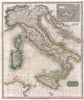 Historic Map : Italy, Thomson, 1814, Vintage Wall Art
