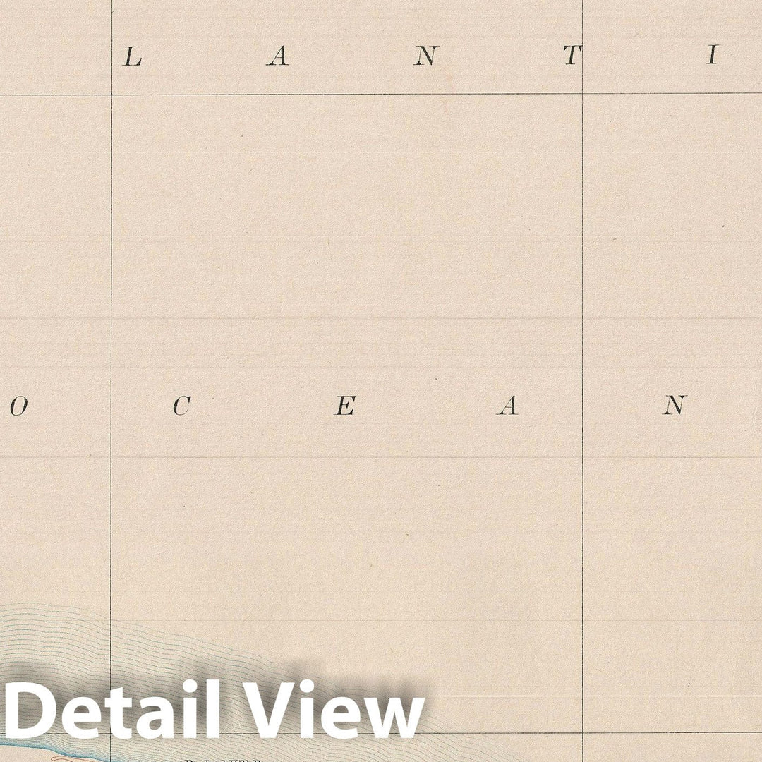 Historic Map : Provincetown, Cape Cod, Massachusetts, U.S. Geological Survey, 1887, Vintage Wall Art
