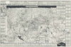 Historic Map : The Mammoth Lakes Dist. and Yosemite, NP, California, Hayden, 1954, Vintage Wall Art