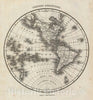 Historic Map : The Western Hemisphere "North America, South America", Malte-Brun, 1828, Vintage Wall Art