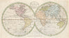 Historic Map : The World "pre 1800 American Map", Payne, 1798, Vintage Wall Art