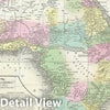 Historic Map : Africa, Mitchell, 1854, Vintage Wall Art