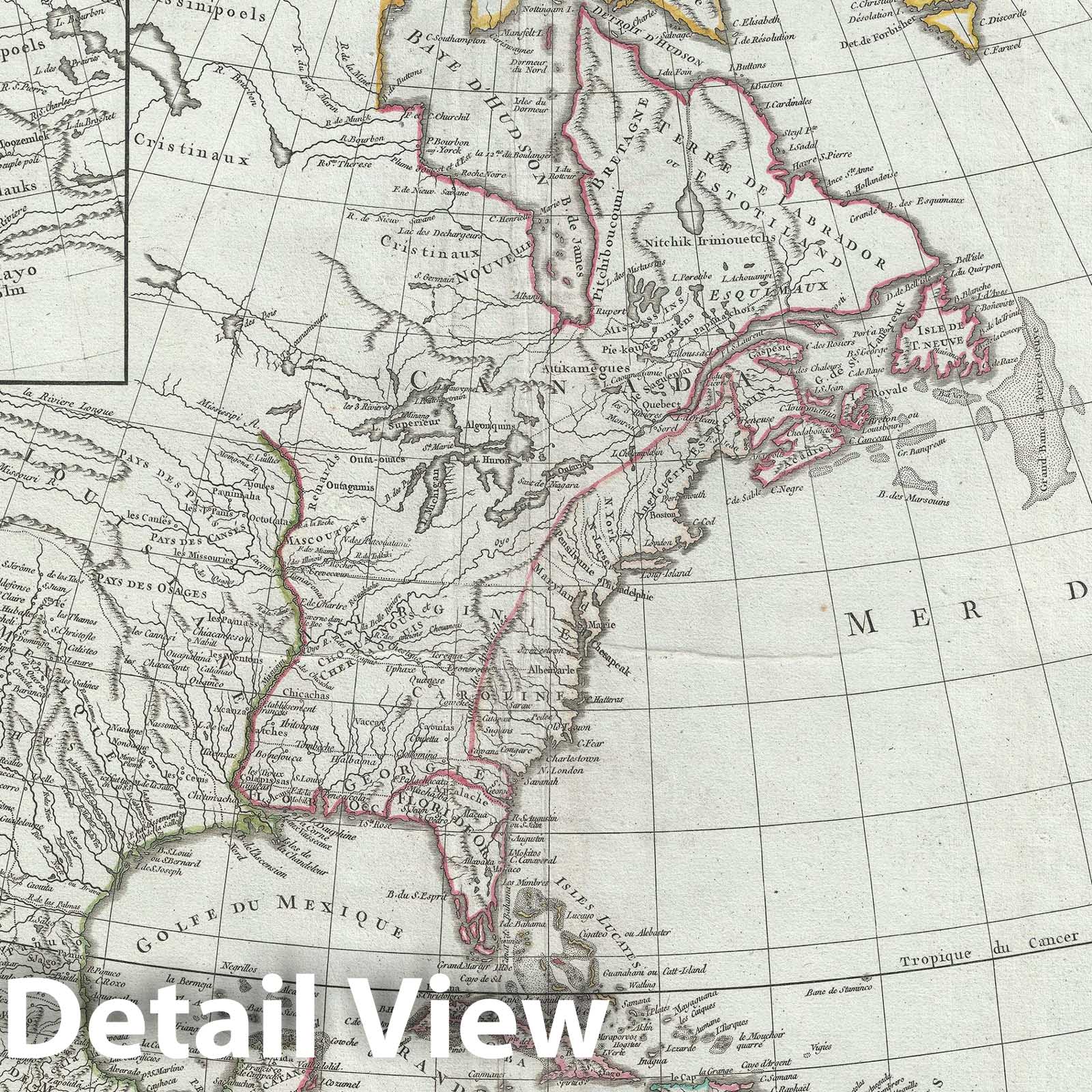 Historic Map : North America 