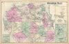 Historic Map : Oyster Bay, Long Island, New York, Beers, 1873, Vintage Wall Art