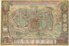 Historic Map : Jerusalem, with King David &amp; Solomon, Bockler, 1670, Vintage Wall Art