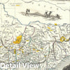 Historic Map : Victoria "with Gold Deposits", Australia, Tallis and Rapkin, 1851, Vintage Wall Art