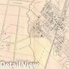 Historic Map : Closter, Harrington Township, New Jersey, Walker, 1876, Vintage Wall Art