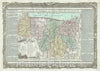 Historic Map : The Aquitaine and Charente Regions of France, Desnos, 1786, Vintage Wall Art