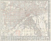 Historic Map : Plan of Saint Paul, Minnesota, Hudson Company, 1929, Vintage Wall Art