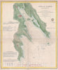 Historic Map : Sippican Harbor or Marion, Massachusetts "Buzzards Bay", U.S. Coast Survey, 1866, Vintage Wall Art