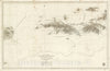 Historic Map : Nautical Chart The Virgin Islands, Direccion Hidrografia, 1859, Vintage Wall Art