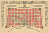 Historic Map : Pictorial New Orleans, Gillican and Andrews, 1929, Vintage Wall Art