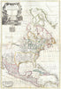 Historic Map : North America, Senex, 1710 v1, Vintage Wall Art