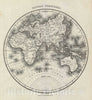 Historic Map : The Eastern Hemisphere "Asia, Africa, Europe, Australia", Malte-Brun, 1828, Vintage Wall Art