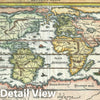 Historic Map : The World, Munster, 1588, Vintage Wall Art