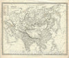 Historic Map : Asia, S.D.U.K., 1840, Vintage Wall Art