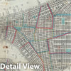 Historic Map : New York City, Ensign and Thayer, 1850, Vintage Wall Art