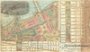 Historic Map : The Chicago World's Fair or Columbian Exposition, Novelty Cane, 1893, Vintage Wall Art