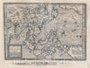 Historic Map : East Asia, India, and The East Indies, Bussemacher, 1600, Vintage Wall Art