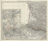 Historic Map : Southwest France, Stieler, 1873, Vintage Wall Art