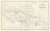 Historic Map : The Route of The First Western Expedition to Mt. Everest, Morshead, 1922, Vintage Wall Art