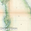 Historic Map : Nautical Chart Florida and The Tortugas Islands, U.S. Coast Survey, 1857, Vintage Wall Art