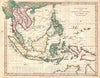Historic Map : The East Indies and Southeast Asia: Thailand, Borneo, Philippines, Malay, Wilkinson, 1794, Vintage Wall Art