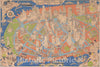 Historic Map : Zaidenberg Pictorial Map of Downtown Manhattan, New York City, 1938, Vintage Wall Art