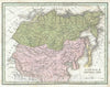 Historic Map : Siberia and Central Asia, BraArtd, 1835 v2, Vintage Wall Art