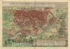 Historic Map : View Cairo, Egypt, Braun and Hogenberg, 1572, Vintage Wall Art