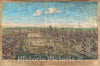 Historic Map : View of London, England, Bowles and Carver, 1753, Vintage Wall Art