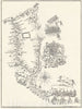Historic Map : The Hudson Valley, New York, Valentine, 1860, Vintage Wall Art