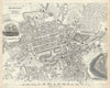 Historic Map : Edinburgh, Scotland, S.D.U.K., 1834, Vintage Wall Art