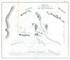 Historic Map : Siege of Pueblo de Taos, New Mexico from The Taos Revolt, Emory, 1847, Vintage Wall Art