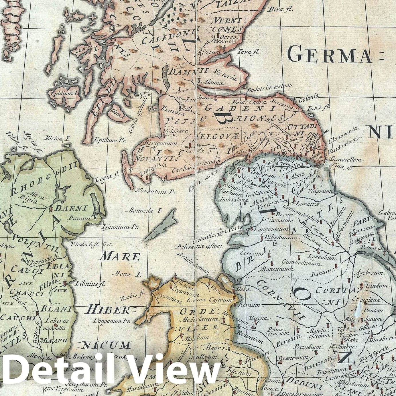 Historic Map : The British Isles in Antiquity 